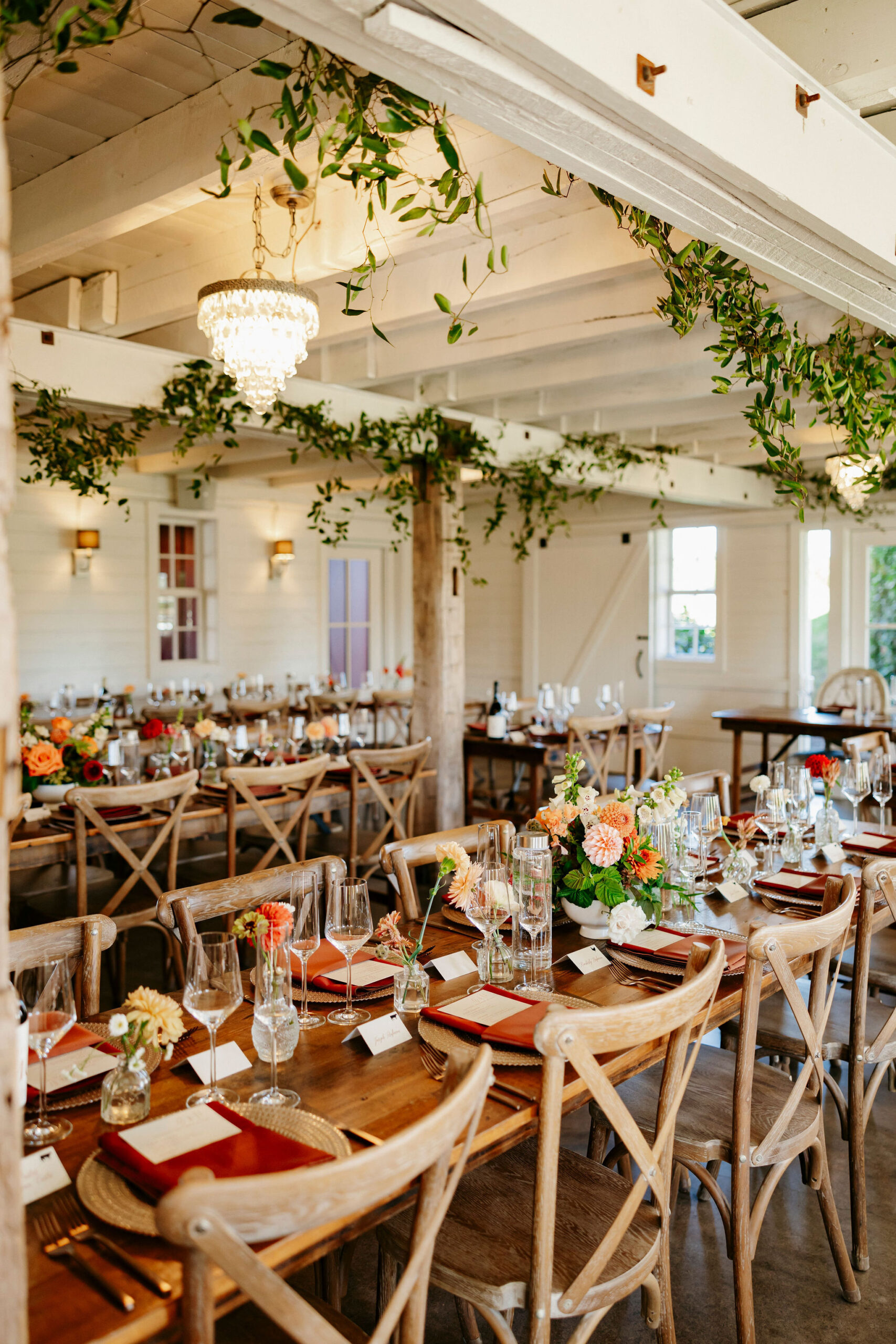 Rustic elegant wedding at Redeemed Farm Minnesota with vineyard views