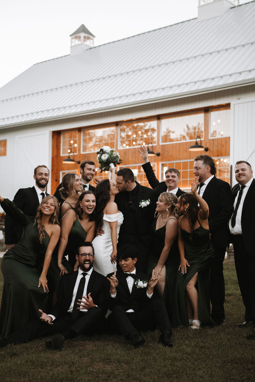 Historic Minnesota wedding at Willow Brooke with outdoor ceremony